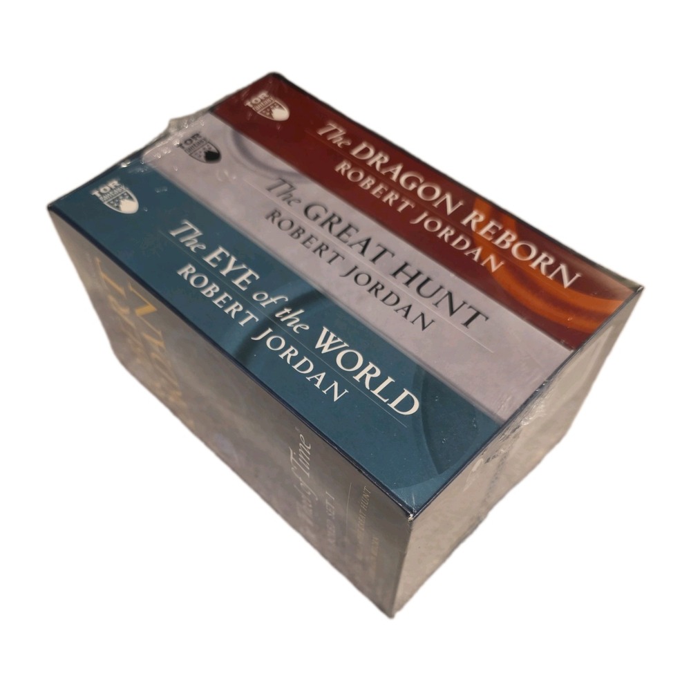 The Wheel of Time Premium Boxed Set I - Books 1-3 - by Robert Jordan New Sealed!
